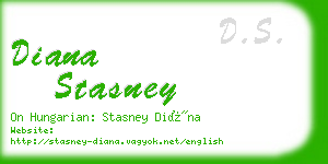 diana stasney business card